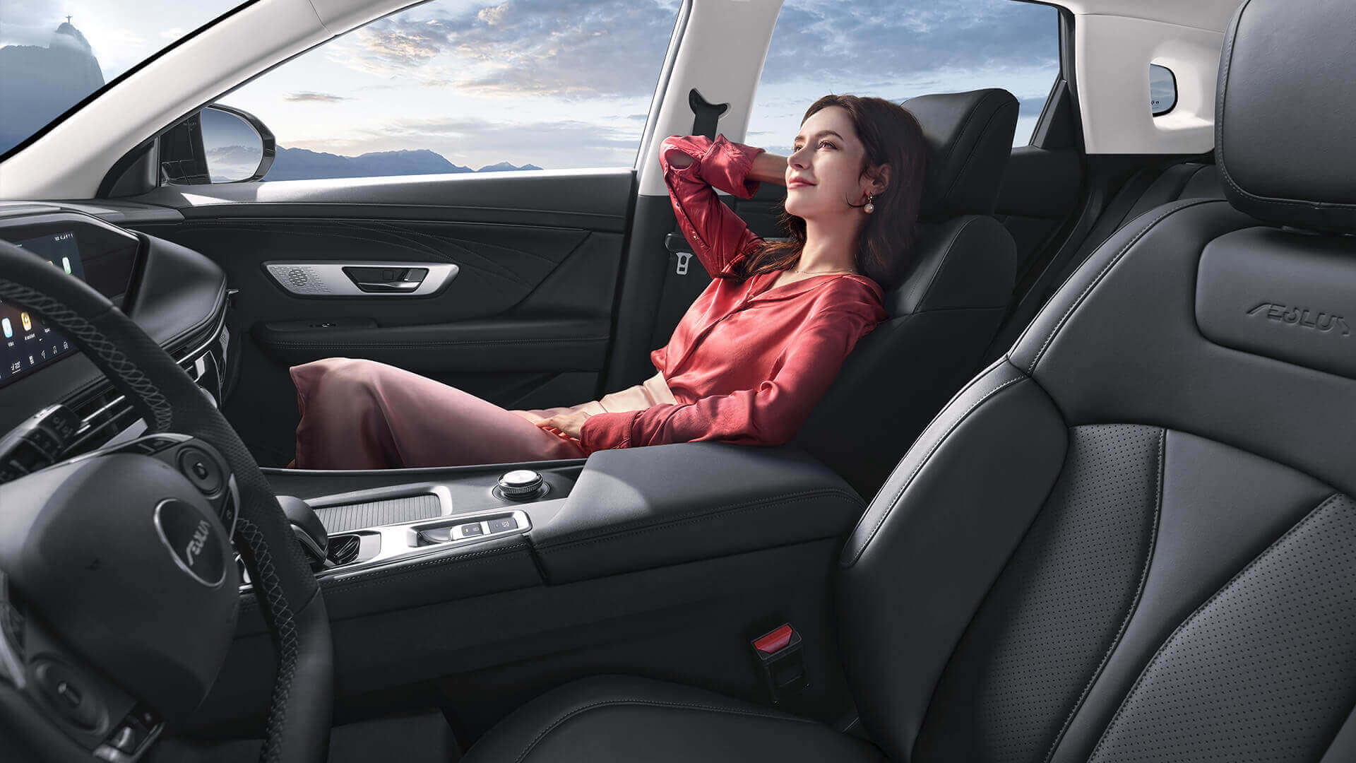 Dongfeng HUGE – komfortný interiér