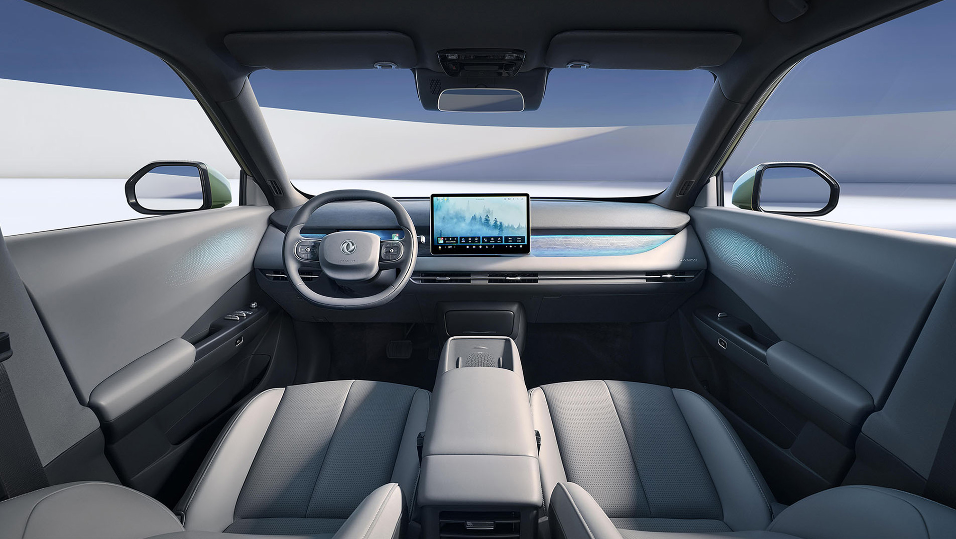 Dongfeng VIGO – tmavý interiér